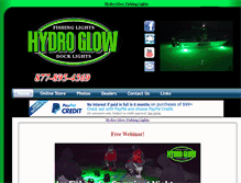 Tablet Screenshot of hydroglow.com